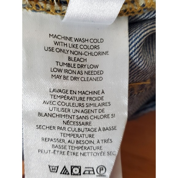 Pilcro The Breaker Barrel Leg Baggy Tapered High Rise Women's Jeans 28 Camo - Picture 6 of 12